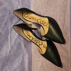 Sam Edelman Black D'Orsay Heels 10M